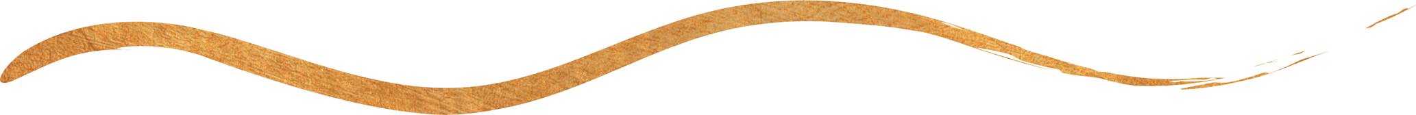 Gold watercolor texture wave line